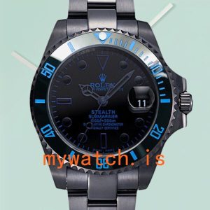 Rolex Submariner Mens 40mm BLSTEALTH Automatic Black Dial: Genuine vs. Replica