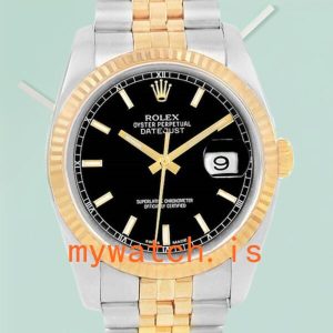 Rolex Datejust 36mm Mens 116233BKSJ Bracelet: Authentic vs. Replica