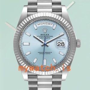 Rolex Day-Date m228236-0006 Mens 40mm Blue Dial: Genuine vs. Replica Analysis