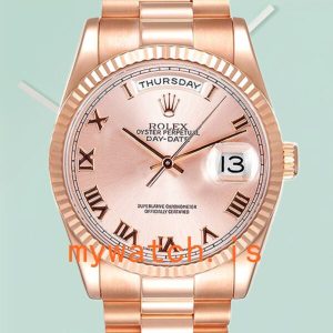 Rolex Day-Date Men’s 36mm 118235F-0001 Rose Gold-tone Rose Gold Dial: A Symbol of Prestige