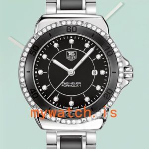 Tag Heuer Formula 1 Ladies 36mm WAH1312.BA0867 Silver-tone Black Dial: A Timeless Elegance