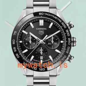 Tag Heuer Carrera 43mm Mens CBN2A1B.BA0643 Stainless Steel Silver-tone: A Timeless Masterpiece
