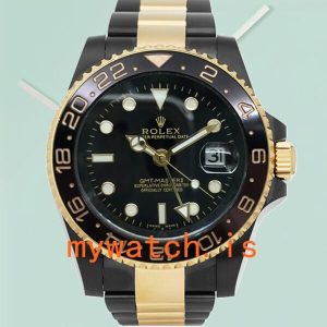 Rolex GMT-Master II Mens 116713 40mm Stainless Steel Black Dial: Genuine vs. Replica