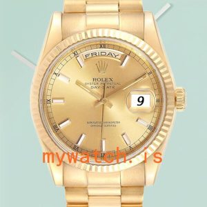 Rolex Day-Date 118238CSP Mens 36mm Champagne Dial: Genuine vs. Replica Analysis