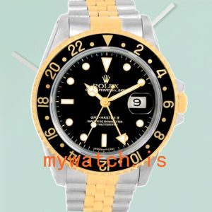 Rolex GMT Master 40mm 16713BKSJ Mens Black Dial Stainless Steel: Genuine vs. Replica