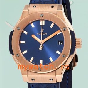 Hublot Classic Fusion 33mm 581.OX.7180.LR Ladies Rose Gold-tone Leather Strap: Genuine vs. Replica