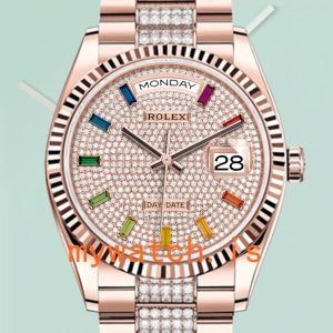 Rolex Day-Date Men’s 36mm M128235-0040 Rose Gold-tone: A Symbol of Prestige and Precision