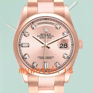 Rolex Day-Date 36mm Mens m128235-0038 Stainless Steel Brown Dial: Genuine vs. Replica