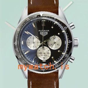 Tag Heuer Autavia 43mm CBE2110-002 Men Quartz Black Dial: Genuine vs. Replica